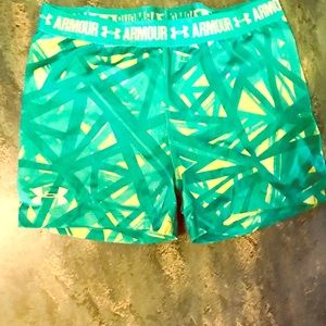 Under armour tight shorts